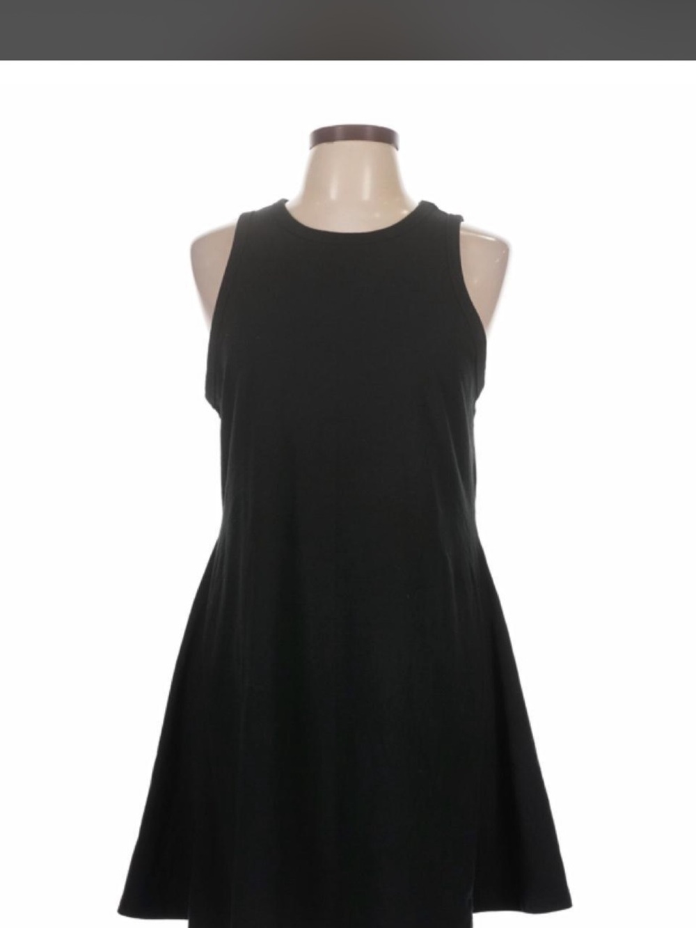 a new day Black Strapless Swing Dress